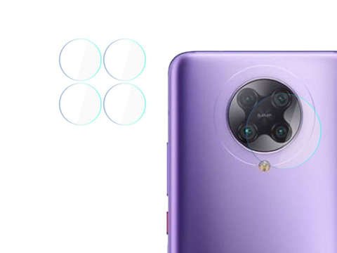 Szkło x4 na kamerę obiektyw 3mk Lens Protection do Xiaomi Poco F2 Pro