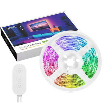 Taśma LED GOSUND Inteligentna taśma RGB SL1 280cm Wielokolorowe oświetlenie do domu garażu auta