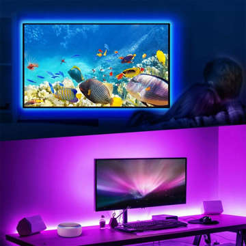 Taśma LED GOSUND Inteligentna taśma RGB SL1 280cm Wielokolorowe oświetlenie do domu garażu auta