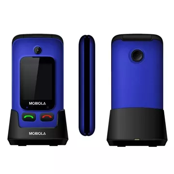 Telefon GSM Mobiola MB610 dla seniora z ładowarką stacją dokującą