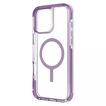 UNIQ etui Combat iPhone 16 6.1" Magclick Charging Różowy/Grape Pink