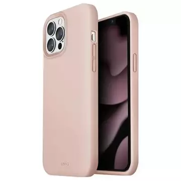 UNIQ etui Lino iPhone 13 Pro / 13 6,1" różowy/blush pink