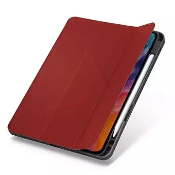 UNIQ etui Transforma Rigor iPad Air 10,9" 11" (2020/2022/2024) czerwony/coral red Atnimicrobial