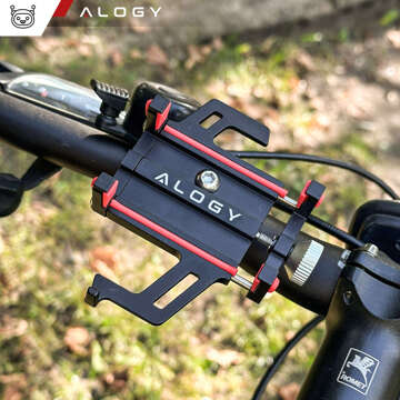 Uchwyt rowerowy na kierownicę Alogy Bike Phone Holder do telefonu 55-95mm na rower motor hulajnogę Czarny