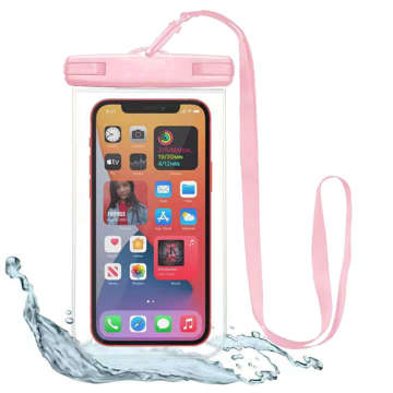 Uniwersalne etui wodoodporne na telefon do 6.9 cal Waterproof Case Pink