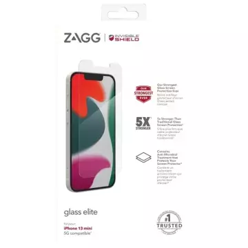 Zagg InvisibleShield Glass Elite - szkło ochronne do iPhone 13 mini [go]